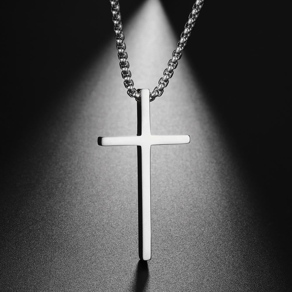 HIJONES Men's Stainless Steel Bible Verse Lords Prayer Cross God Ring 3 Colors Rotatable Black/Gold/Silver, Metal, Metal