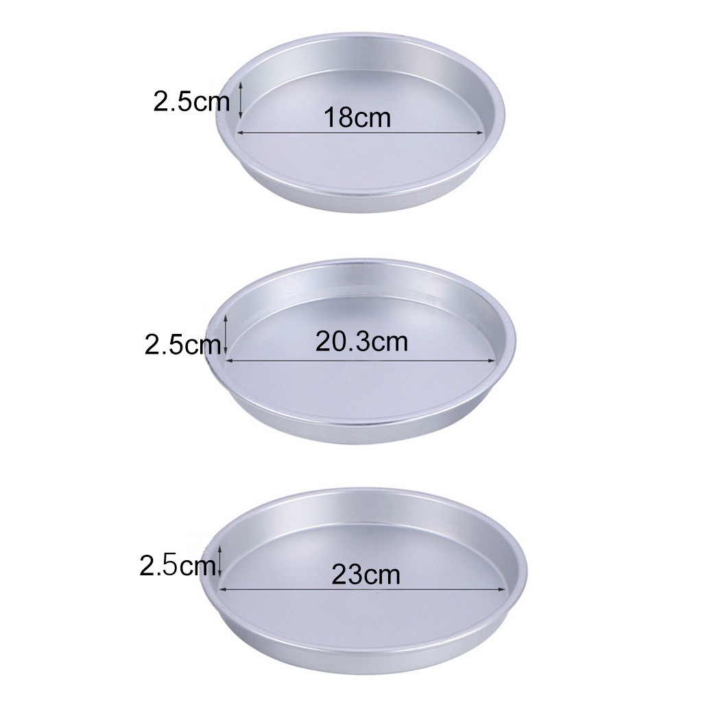 Aluminium Legierung Pizza Backform Nicht-stick Runde Backblech Backen Ätherisches Backform Pan Runde Pizza Platte Für Küche