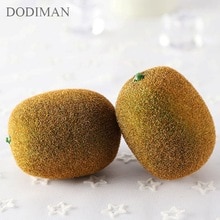 Simulación de fruta de kiwi de espuma modelo fotografía apoyos de fotografía de fruta tienda casa decoración, amueblamiento artificial kiwi