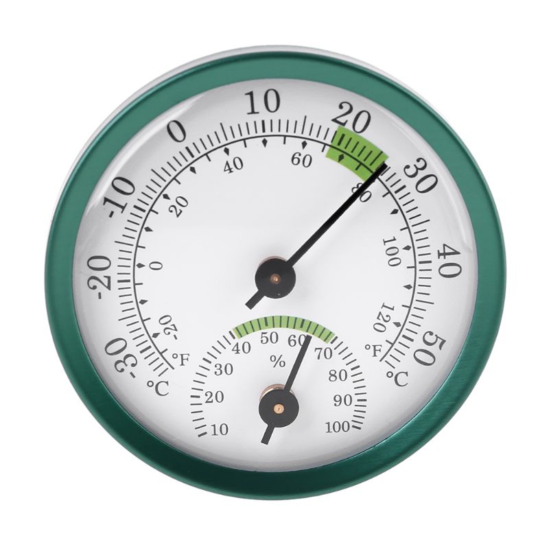 Igrometro analogico: Set di 2 termometri-igrometri di precisione, termometro -igrometro, termometro da ambiente, temperatura e umidità | Leroy Merlin