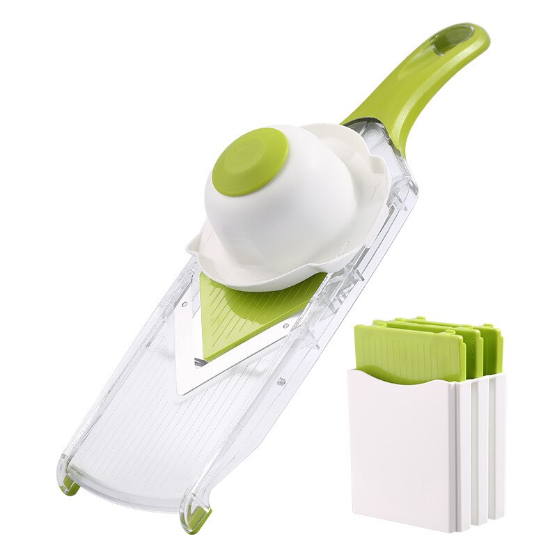 Mandoline Slicer Manual Vegetable Cutter with 5 Blade Potato Carrot Grater for Vegetable Onion Slicer Kitchen Tools Accessories: Style 5