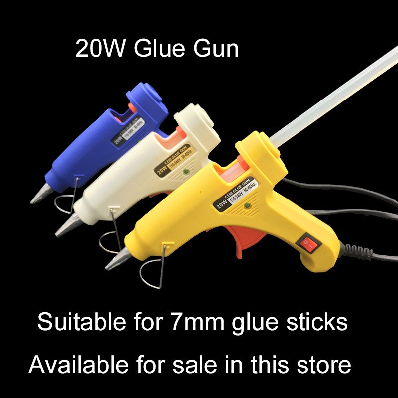 schmelzen Kleber Pistole Industrielle Mini Pistolen Thermo 20W Elektrische Wärme Temperatur Werkzeug schmelzen Kleber Stöcke für Hause DIY Handwerk Werkzeug
