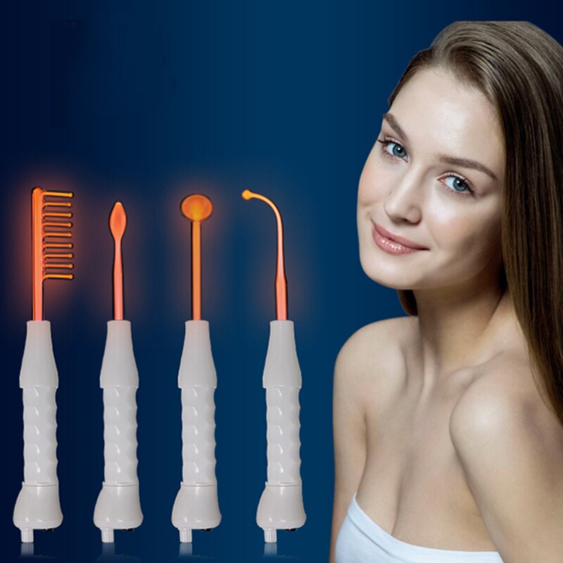 Portable handheld household high frequency electrotherapy comb electrotherapy instrument