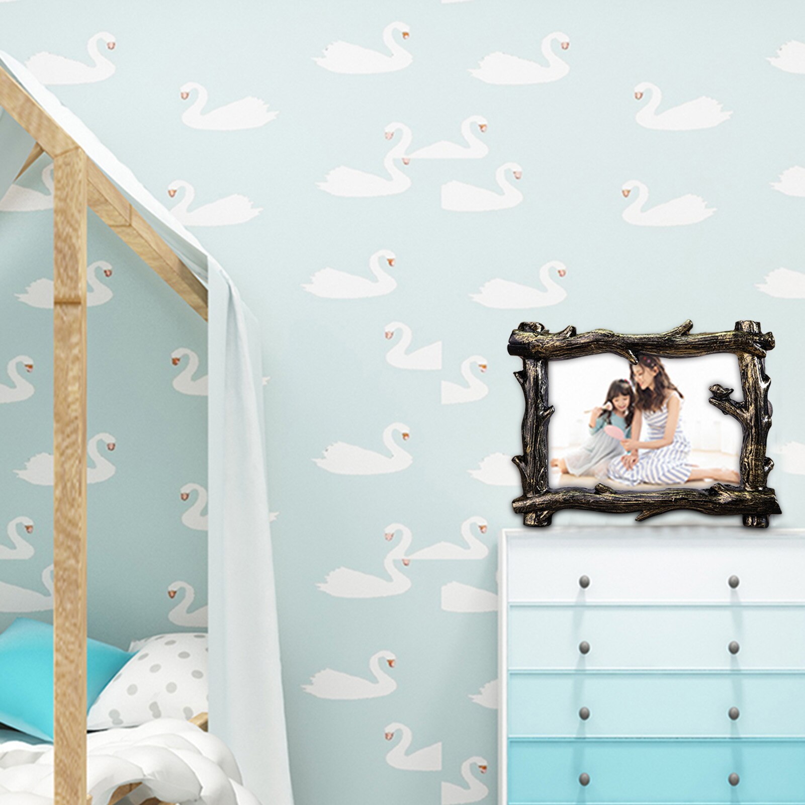 hueco Oval/marco rectangular para fotos foto titular de la decoración de boda