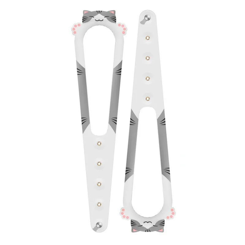 Pet Cat Door Holder Latch Prevents Dogs From Entering Plastic Adjustable Elastic Gate Lock Flex Latch Strap Keep Dog Out: green