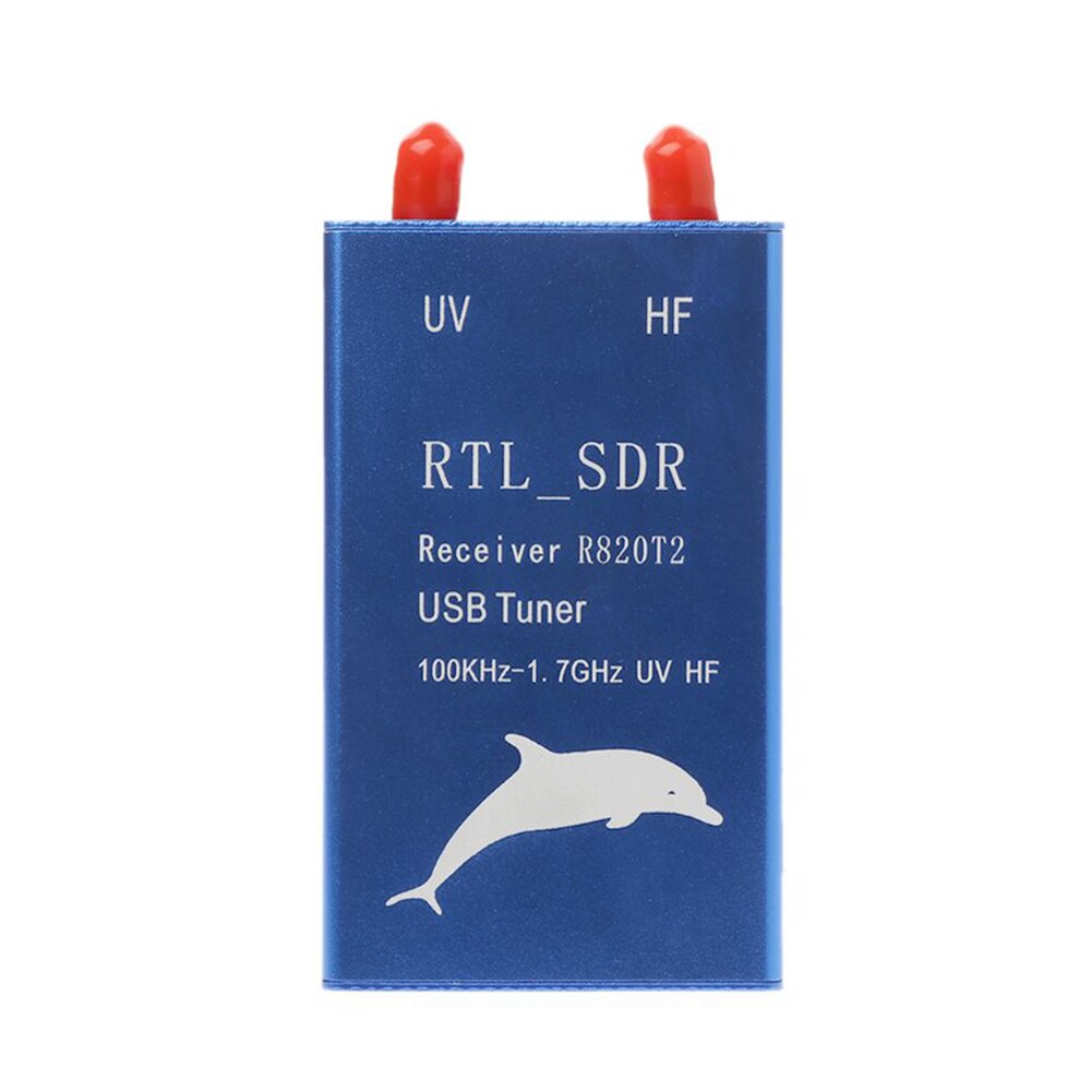 Mini Draagbare Radio 100Khz-1.7Ghz Rtl Sdr Usb Radio Tuner Ontvanger + Antenne Tv Rtl Sdr Am fm Ontvanger