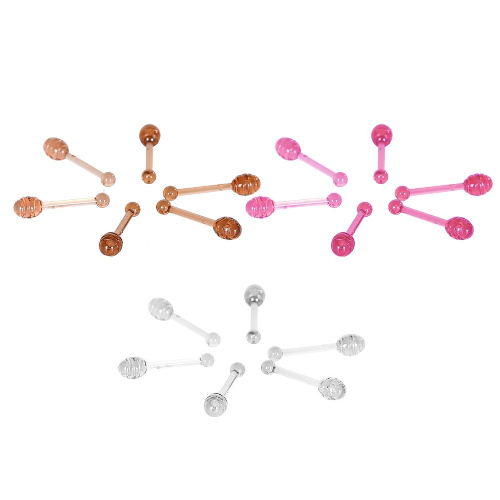 30pcs Portable Plastic Lip Applicators Lip Balm Sticks Applicators Lip Mask Spoons for Salon