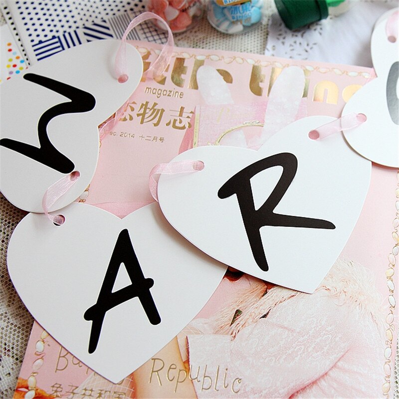 Wedding Decoration JUST MARRIED Party Decoration Supplies