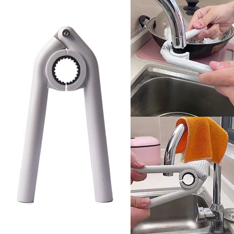 Llave aireadora de grifo, removedor de grifo antideslizante, herramienta de repuesto para aireador de fregadero, suministros para grifo, aireador para cocina y baño