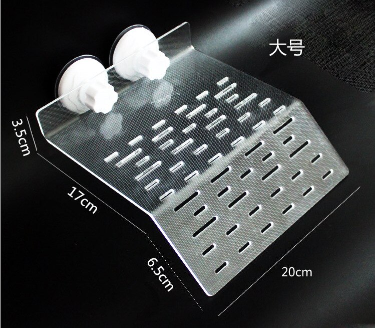 Acrylic Fish Tank Accessories Tortoise Back Platform Floating Island Station Fish Aquatic Pet Supplies Ornaments: Burgundy