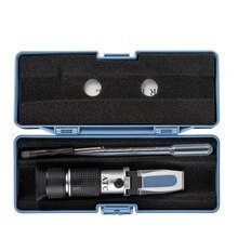 0-40% Hand Held BatteryHand Held Tester Antifreeze Freezing Engine Fluid Glycol Point Refractometer For Car With ATC Tester Tool