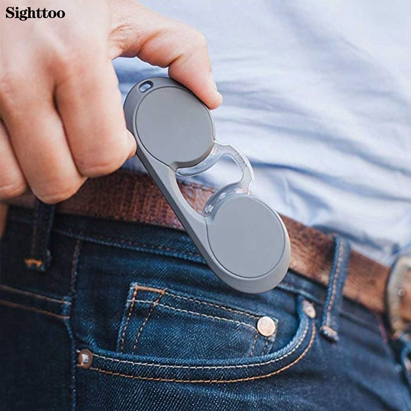 Sighttoo Siliconen Neus Clip Leesbril Mini Schuim Neus Bril Mannen Draagbare Vergrootglas Brillen Lui Lezers Eyewear Lupa