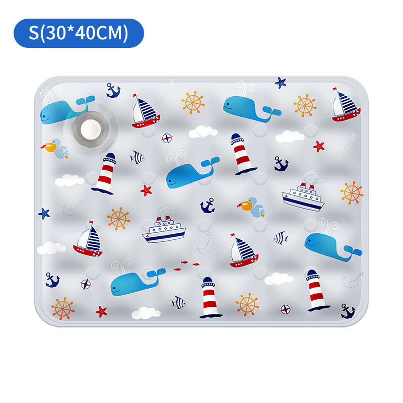 Summer Ice Cushion Pet Cooling Mat Sleeping Mat Cooling Gel Cushion Water Cushion Cat Dog Cold Bed Ice Mat Blanket Dormitory Mat: M / aqua green 