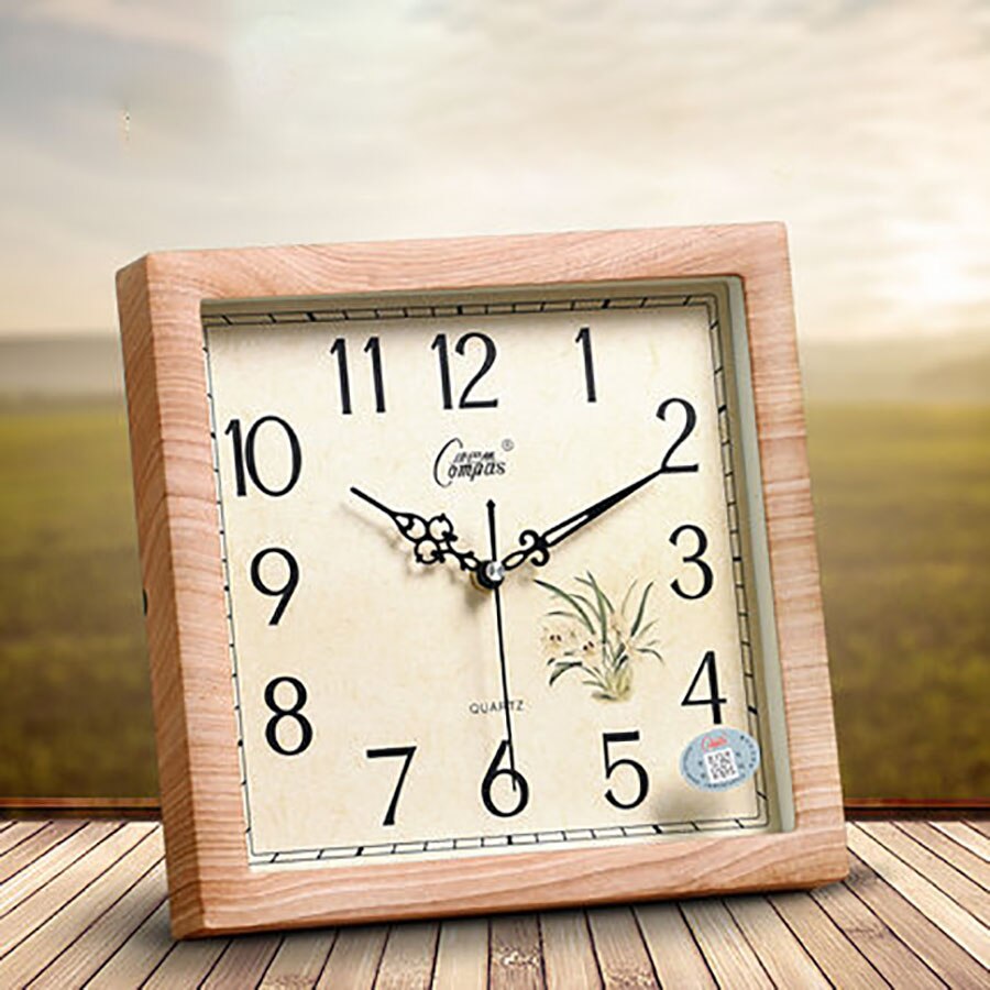 Square Wall Clock Wooden Wall Watch Quartz Pow Patrol Digital Secret Hiding Wandklok Ideas L
