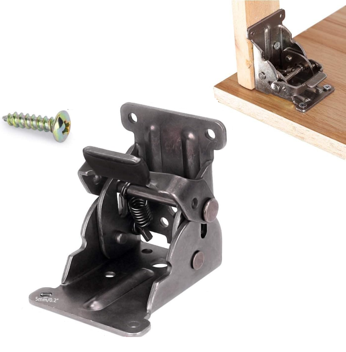 2/4/6 Stück klappbare Beine, selbstsichernde Scharnier-Hardware mit Riegelschloss-Verlängerungsunterstützung für Tischbeine, Bett, Werkbank