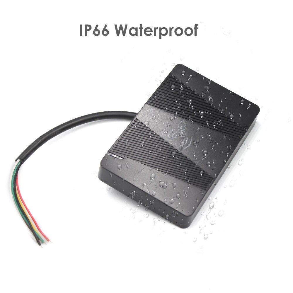 Smart Proximity Access Control Card Reader IP66 Waterproof 125KHz 13.56MHz RFID Card Reader Access Control WG26/34 Output