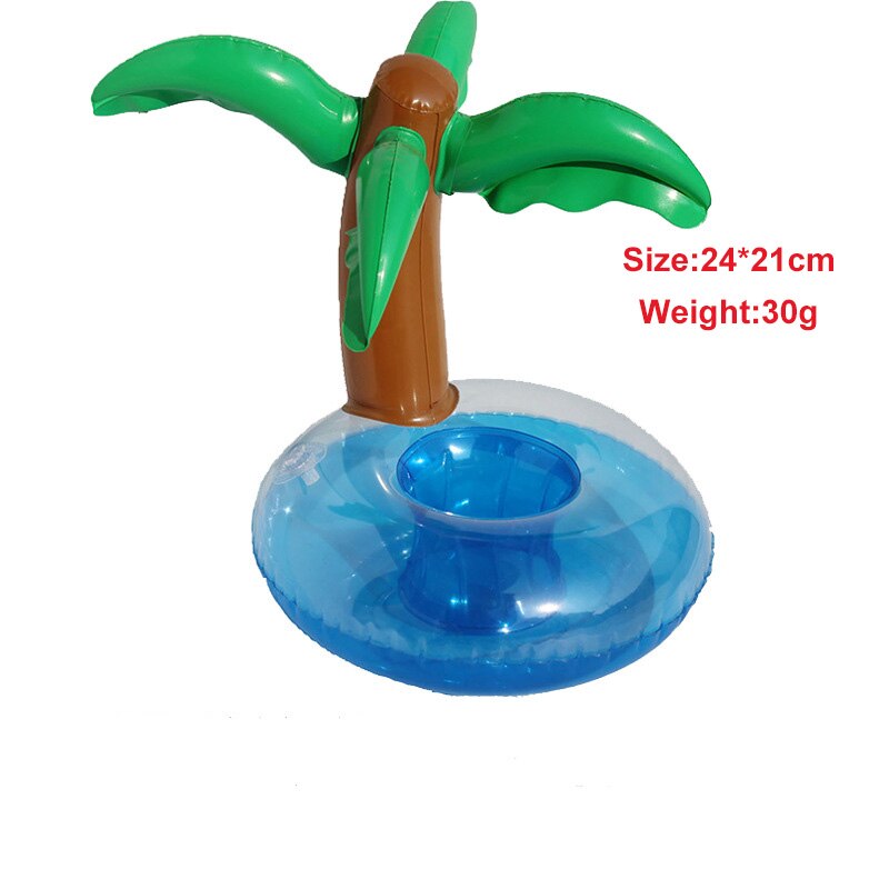 Rooxin oppustelig drikkevareholder svane kopholder vand coaster flydende drikke kopholder til swimmingpool vand sjov strandfest: Håndflade