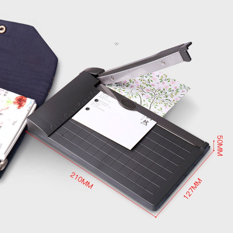 13931 Mini Paper Trimmer A5 Photo Paper Guillotine Built-in Ruler Mini Paper Cutter Office School Stationery Cutting Supplies