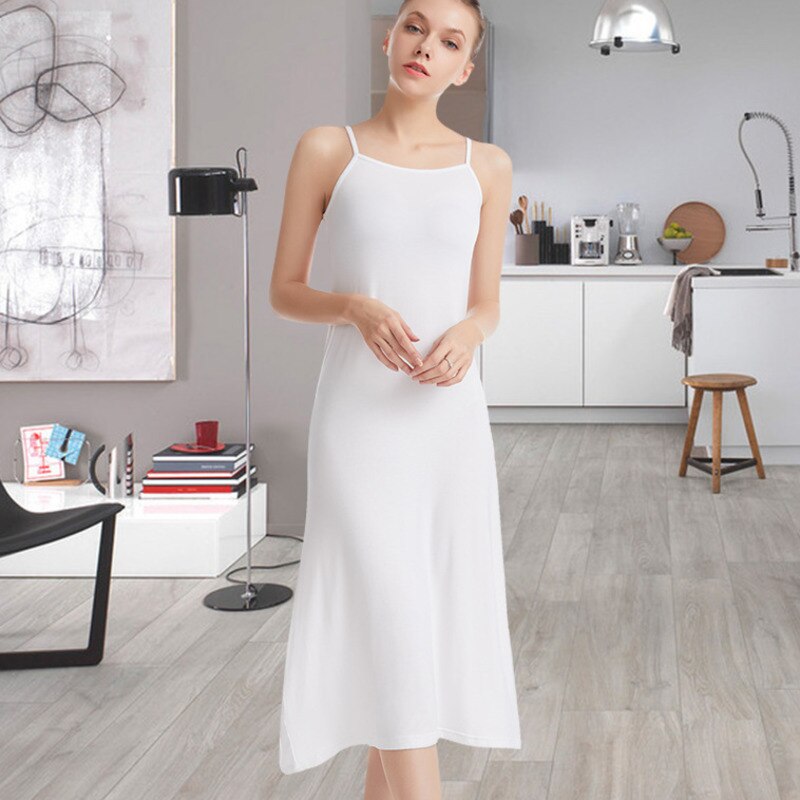Zomer Faux Zijden Nachthemd Vrouwen Mouwloze Ademend Riem Lange Kamerjas Sleepdress Casual Nachtjapon Homewear Nachtkleding