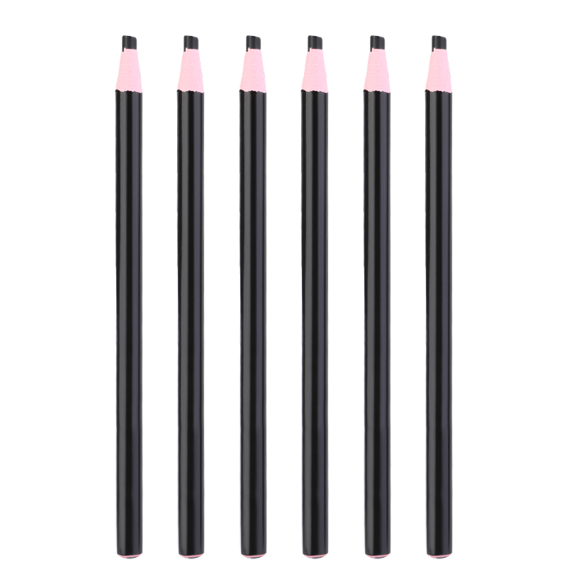 SHWAKK 6pcs Fabric Marker Pen Pencil Fade Out For Drawing Lines Disappearing Marker Pen For Tailors DIY Sewing Accessories: black