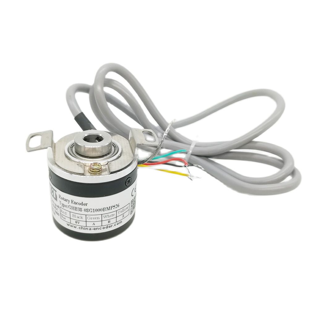 Codeur rotatif à trou aveugle CALT 5-26V 38mm 6mm | 100 200 500 600 1000 1024 2000 PPR sortie de traction 10-30V