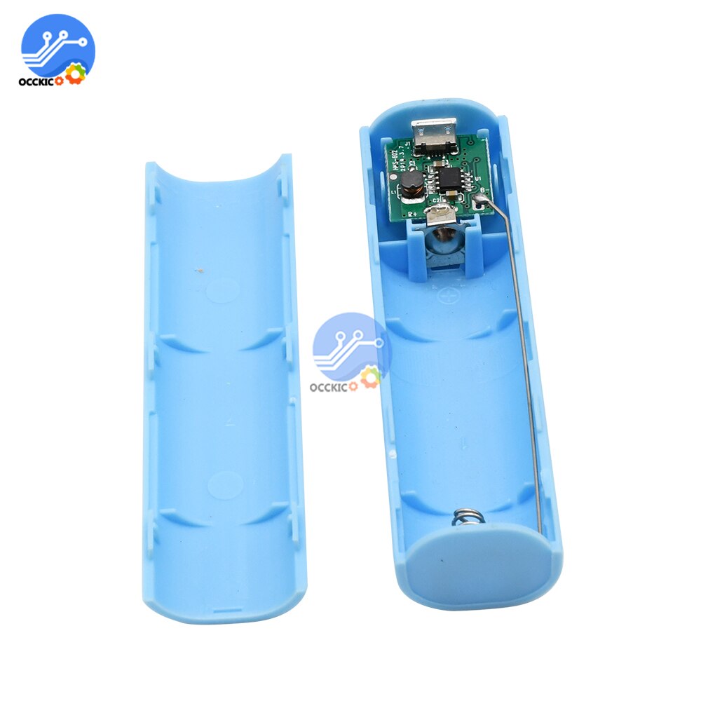 DC 5V 1x18650 banco de energía móvil USB funda cargadora de batería, kit de caja para 18650 baterías para teléfono móvil, accesorios para teléfono móvil