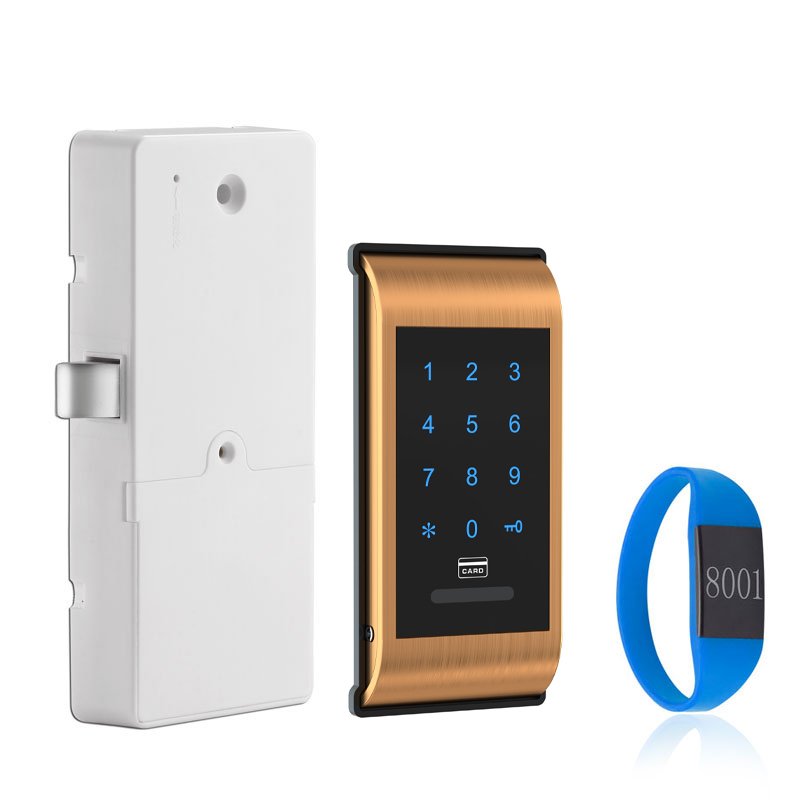 Intelligent toetsenbord RFID elektronisch kastkluis saunaslot voor thuisgymnastiek school spa kastdeur
