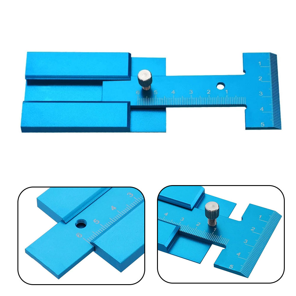 Woodworking Table Saw Height Scale Depth Router Saw Depth Gauge 0-50mm Metric For Woodworking Station Accessories