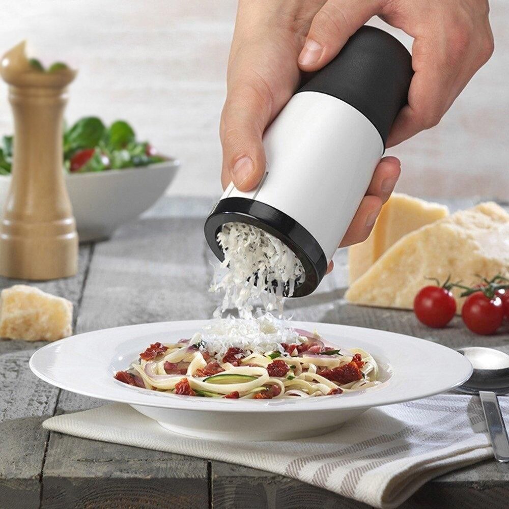 Trituradora de queso de acero inoxidable, herramienta para hornear, molinillo de queso de cocina, máquina de molienda multifunción, molino de queso para hornear