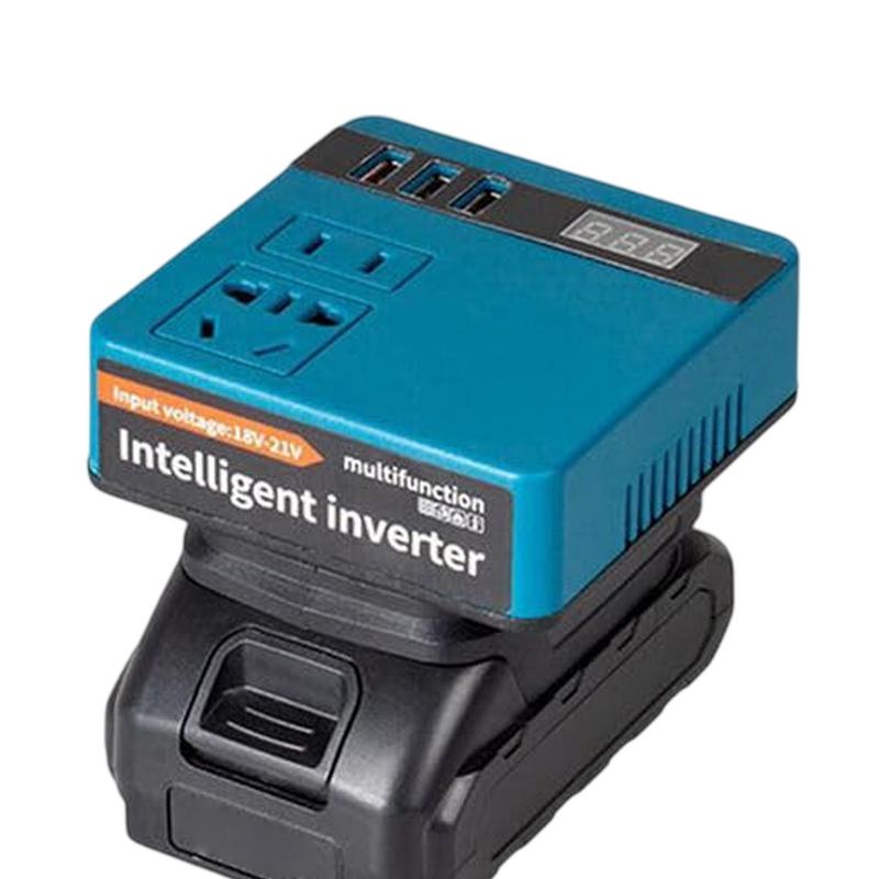 Battery Power Inverter For Makita 18V Li-ion Battery Outdoor Operation Inverter DC 18V to AC 220V Power Station Generator