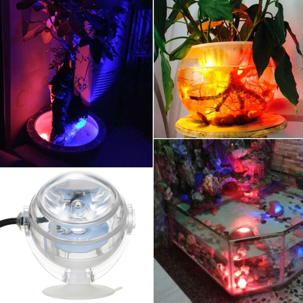 DC 5V Tauch Aquarium Licht USB RGB Mehrfarbige LED IP65 Wasserdichte Unterwasser Aquarium Licht Lampe Riff Licht Scheinwerfer 1W