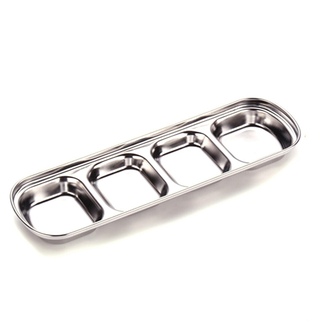 Korean Saucer Stainless Steel Sauce Dish Seasoning Dish Dipping Bowl For Sauce/salt/vinegar Tableware Kitchen Tools