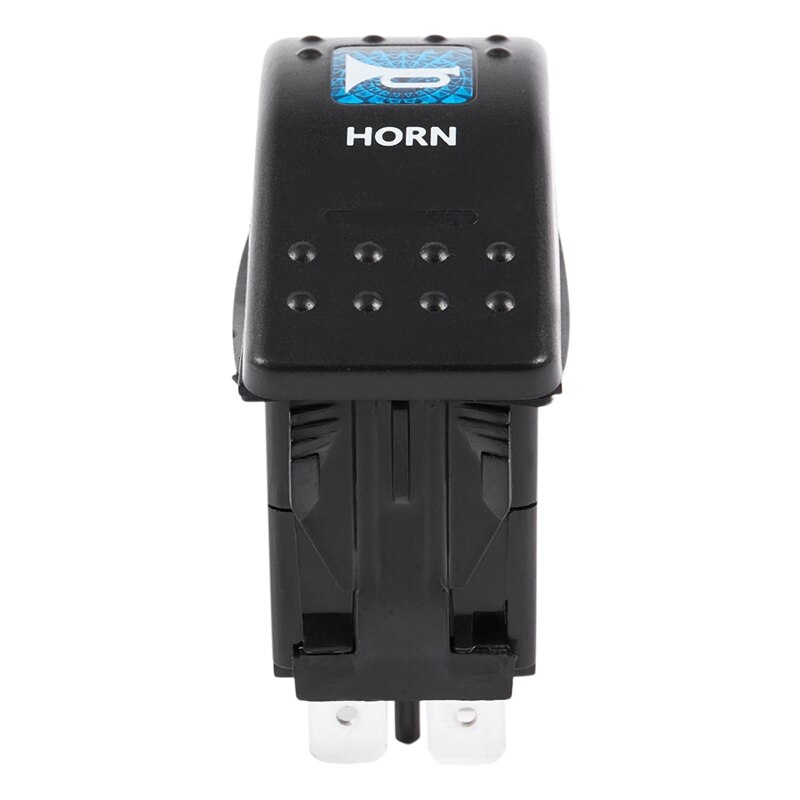 Blue Light Horn pattern LED 12V/20A 24V/10A 5-pin Rocker Toggle Switch Car Boat