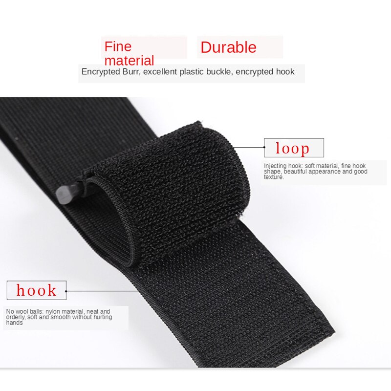 5pcs Nylon Elastic Band Buckle Straps Self Adhesive Fastener Hand Foot Waist Game Fixing Strap Elastic Buckle Belt