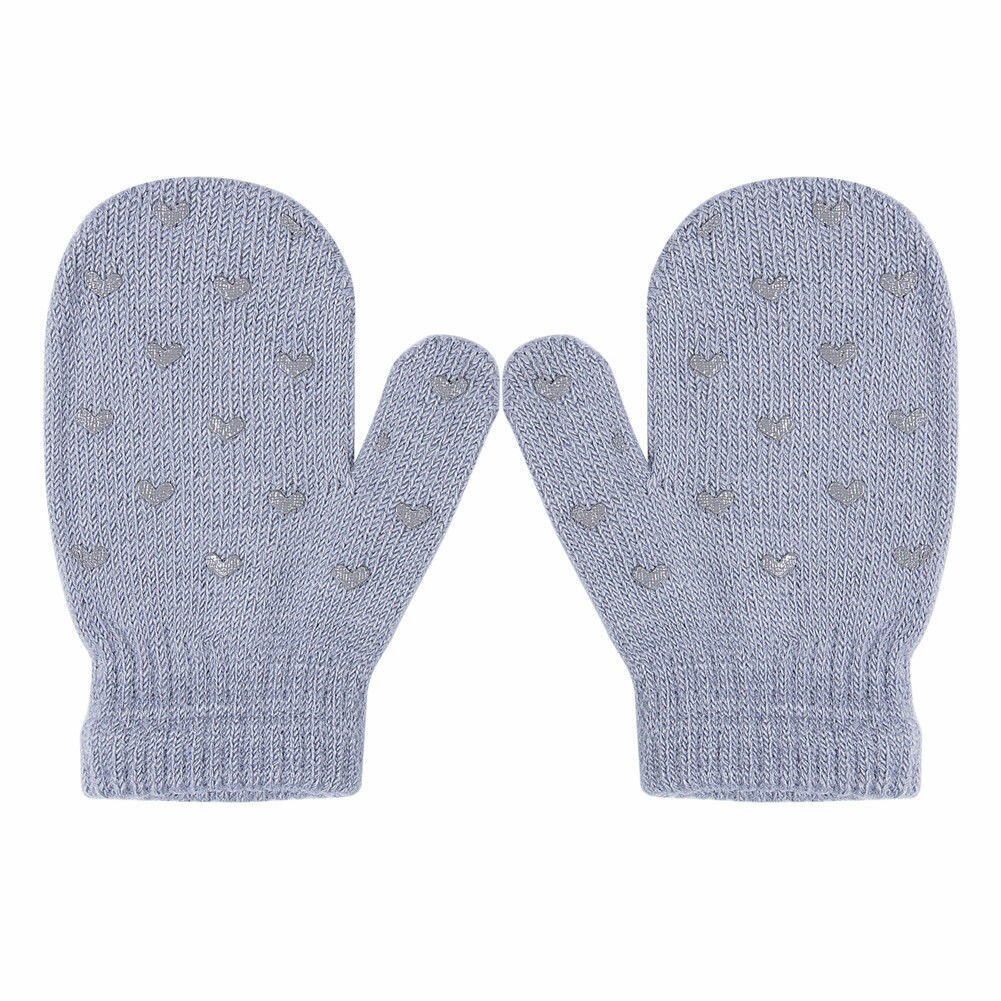 Kinderen magische handschoenen paar winter warme meisjes jongens stretch zwart zacht kinderen unisex dikker baby schattige print handschoen herfstkleding: Kleur 6