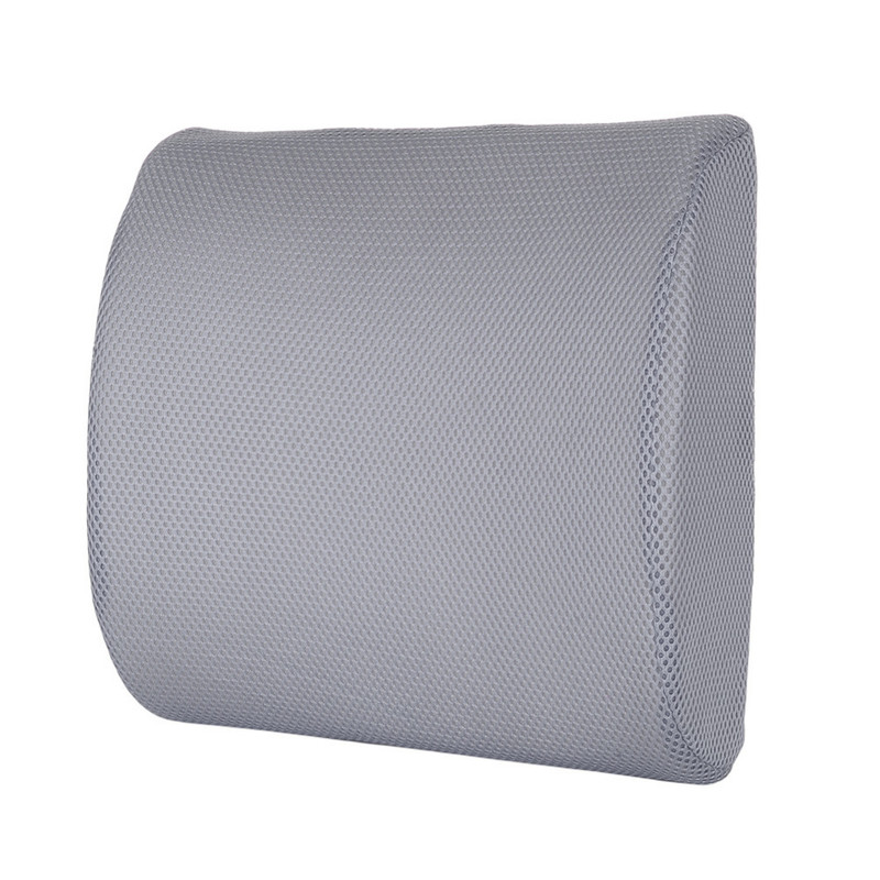 Car Memory Foam Breathable Car Seat Gap Filler Lumbar Cushion Back Waist Support Travel Pillow Car Seat Home Pillow