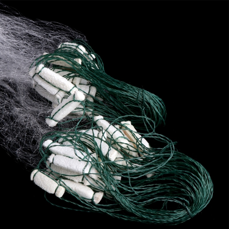 Armadilha para pesca, armadilha para pesca, monofilamento, rede de gill, equipamento de pesca ao ar livre, 8m x 0.8m
