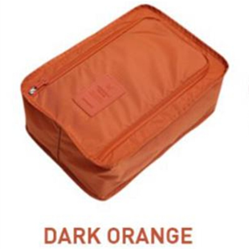 Portable Travel Bags Folding Unisex Large Capacity Bag Women Capacity Hand Luggage Business Trip Traveling Bags WaterProof: Dark Orange