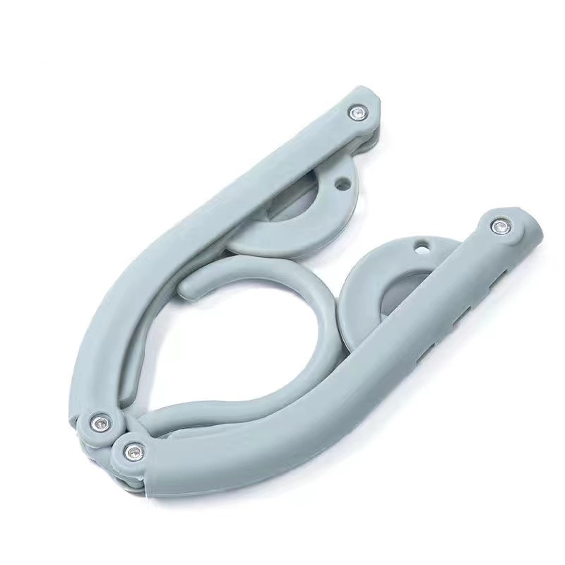 Magic 9-hole Support Circle Clothes Hanger Clothes Drying Rack Multifunction Plastic clothes rack Home Storage folding Hangers: blue Style 6