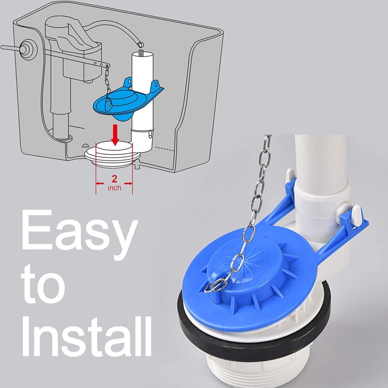 Rubber Drain Flush Valves Toilet Tank Fittings Toilet Seal Water Stop Valve Cover Bathroom Flush Repair Kit