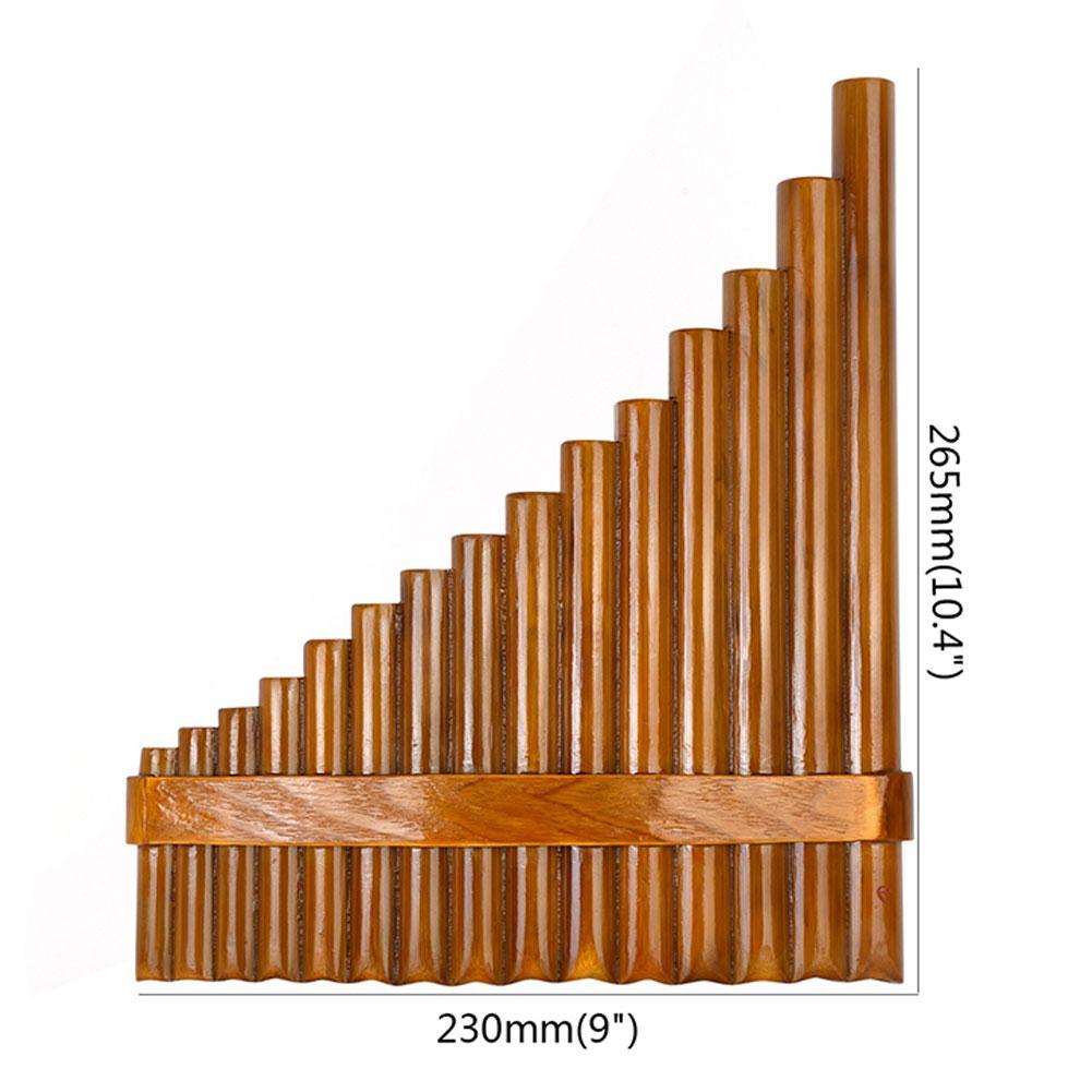 Natuurlijke Bamboe Fluit Chinese Folk Muziekinstrument Pan Fluit Wind Instrument Panpipes Flauta Handgemaakte Pan Fluit