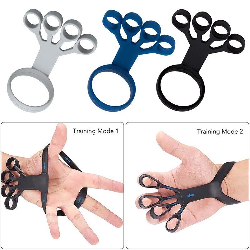 Silicone Grip Device Hand Grip Trainer Finger Exercise Stretcher Arthritis Strengthen Rehabilitation Training To Relieve Pain