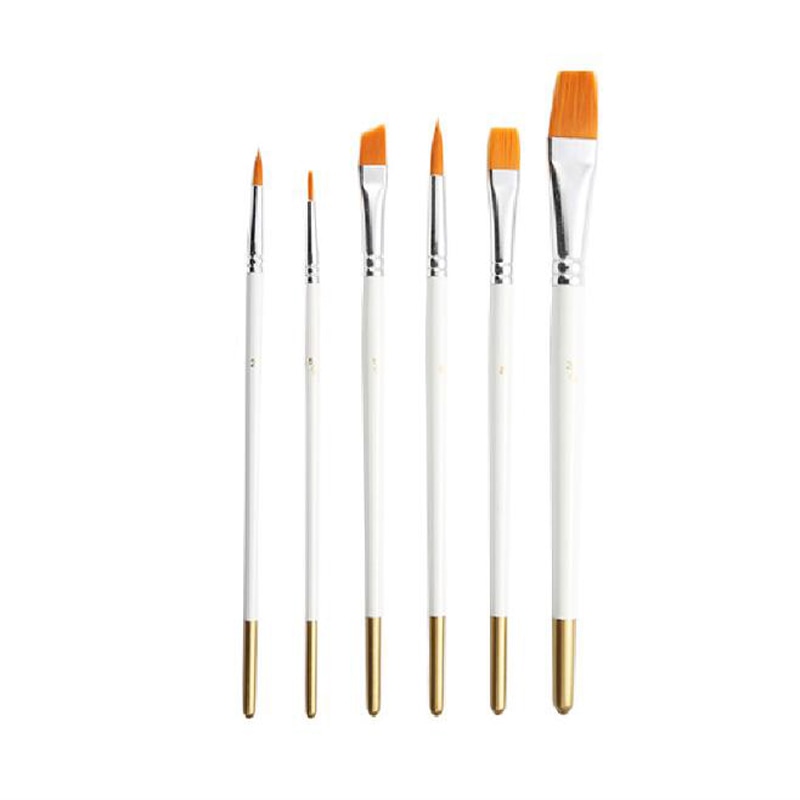 6 Stuks Penselen Set Kunstenaar Penselen Penselen Voor Acryl Olie Aquarel Pen Professionele Kids Arts Ambachten Levert