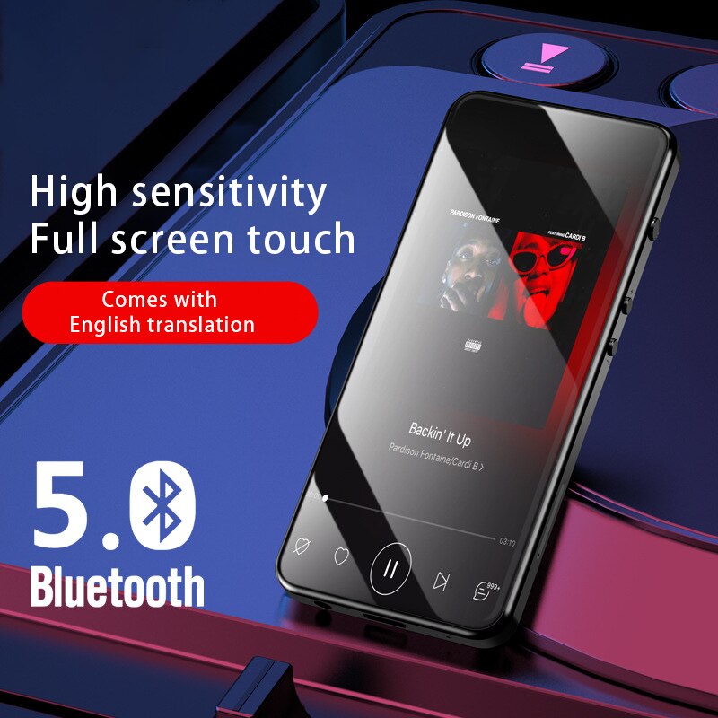 MP3 MP4 Bluetooth Wifi 3.5 Inch Fullcontact Screen Walkman MP5 E-Book Muziek Speler Met 8Gb Geheugen Capaciteit