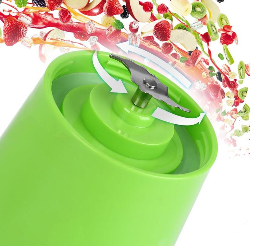 380ml USB Rechargeable Juicer Cup Juice Citrus Blender Lemon vegetables fruit Milkshake Smoothie Squeezers Reamers Bottle