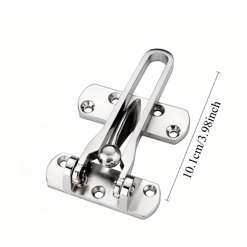 Forsikring dørbolt hjem tyverisikring romdørstang dørspenne lås kjede rustfritt stål sikkerhet soverom barn hotell låsesikring spenne