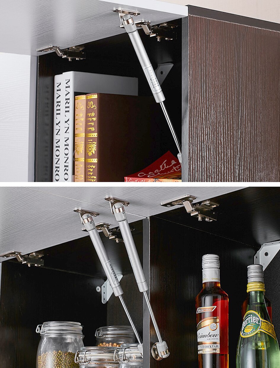 Pneumatic support bar 80-150N / hydraulic hinge door kitchen cabinet pneumatic spring wooden furniture hardware