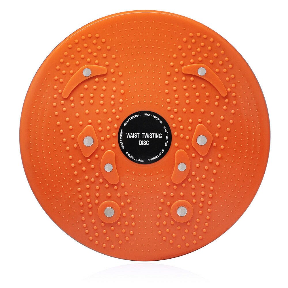 Taille Twisting Disc Balance Board Fitness Apparatuur Body Aërobe Roterende Sport Magnetische Massage Plaat Oefening Wobble Voor Thuis: Oranje