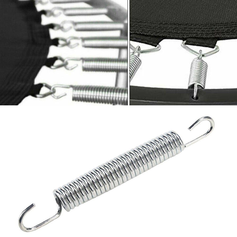 Stainless Steel Trampoline Springs T-Hook V-Ring Jumping Bed Accessories Kit Set