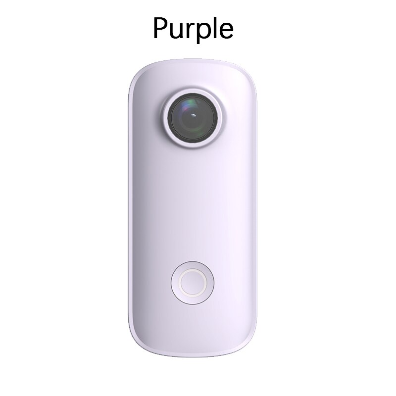SJCAM C100 Mini caméra pouce 1080P 30FPS H.265 12MP NTK96672 2.4GHz WiFi 30M étanche Action sport DV caméra: Purple